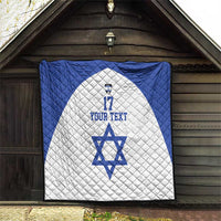 Custom Israel Football Go Champions Quilt Sporty Style