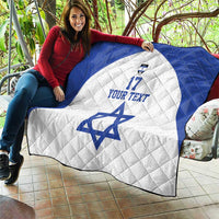 Custom Israel Football Go Champions Quilt Sporty Style