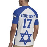 Custom Israel Football Go Champions Rugby Jersey Sporty Style