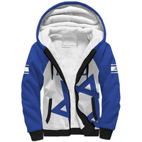 Custom Israel Football Go Champions Sherpa Hoodie Sporty Style