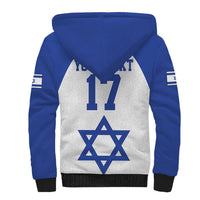 Custom Israel Football Go Champions Sherpa Hoodie Sporty Style