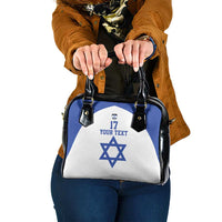 Custom Israel Football Go Champions Shoulder Handbag Sporty Style