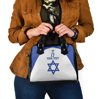 Custom Israel Football Go Champions Shoulder Handbag Sporty Style