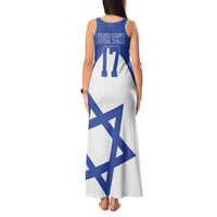 Custom Israel Football Go Champions Tank Maxi Dress Sporty Style