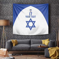 Custom Israel Football Go Champions Tapestry Sporty Style