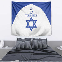 Custom Israel Football Go Champions Tapestry Sporty Style