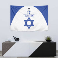 Custom Israel Football Go Champions Tapestry Sporty Style