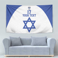 Custom Israel Football Go Champions Tapestry Sporty Style