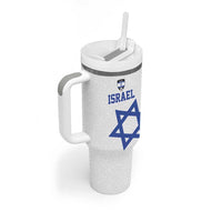 Custom Israel Football Go Champions Tumbler With Handle Sporty Style