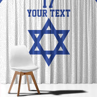 Custom Israel Football Go Champions Window Curtain Sporty Style