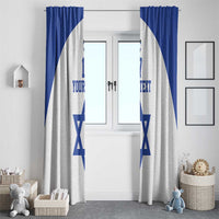 Custom Israel Football Go Champions Window Curtain Sporty Style