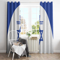 Custom Israel Football Go Champions Window Curtain Sporty Style
