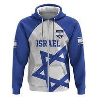 Custom Israel Football Go Champions Zip Hoodie Sporty Style