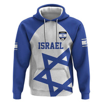 Custom Israel Football Go Champions Zip Hoodie Sporty Style