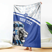 Personalized Israel Lion of Judah Blanket Flag and Coat of arms