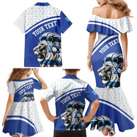 Personalized Israel Lion of Judah Family Matching Mermaid Dress and Hawaiian Shirt Flag and Coat of arms