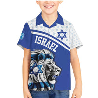 Personalized Israel Lion of Judah Family Matching Mermaid Dress and Hawaiian Shirt Flag and Coat of arms