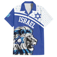 Personalized Israel Lion of Judah Family Matching Summer Maxi Dress and Hawaiian Shirt Flag and Coat of arms