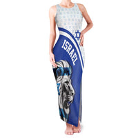 Personalized Israel Lion of Judah Family Matching Tank Maxi Dress and Hawaiian Shirt Flag and Coat of arms