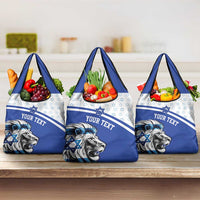 Personalized Israel Lion of Judah Grocery Bag Flag and Coat of arms
