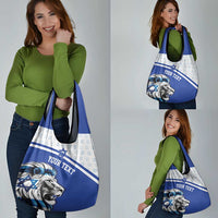 Personalized Israel Lion of Judah Grocery Bag Flag and Coat of arms