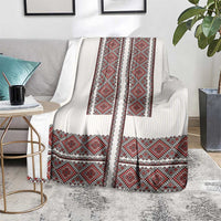 Ukraine Vyshyvanka Day Blanket Ukrainian Folk Seamless