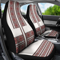 Ukraine Vyshyvanka Day Car Seat Cover Ukrainian Folk Seamless