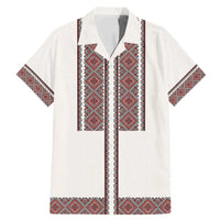 Ukraine Vyshyvanka Day Family Matching Mermaid Dress and Hawaiian Shirt Ukrainian Folk Seamless