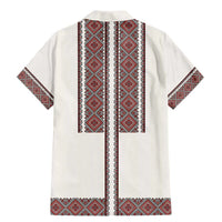 Ukraine Vyshyvanka Day Family Matching Mermaid Dress and Hawaiian Shirt Ukrainian Folk Seamless