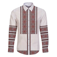 Ukraine Vyshyvanka Day Family Matching Short Sleeve Bodycon Dress and Hawaiian Shirt Ukrainian Folk Seamless