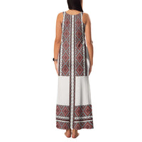 Ukraine Vyshyvanka Day Family Matching Tank Maxi Dress and Hawaiian Shirt Ukrainian Folk Seamless