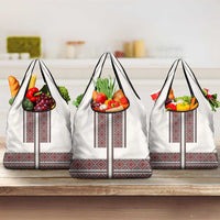 Ukraine Vyshyvanka Day Grocery Bag Ukrainian Folk Seamless