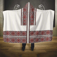 Ukraine Vyshyvanka Day Hooded Blanket Ukrainian Folk Seamless