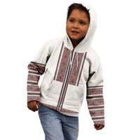 Ukraine Vyshyvanka Day Kid Hoodie Ukrainian Folk Seamless