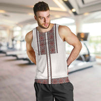 Ukraine Vyshyvanka Day Men Tank Top Ukrainian Folk Seamless