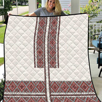 Ukraine Vyshyvanka Day Quilt Ukrainian Folk Seamless