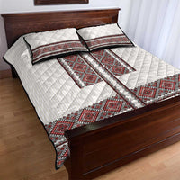 Ukraine Vyshyvanka Day Quilt Bed Set Ukrainian Folk Seamless