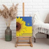 Ukraine National Flag Day Canvas Wall Art 23 August with Sunflower