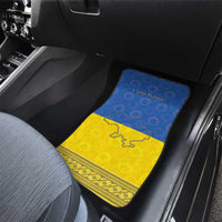 Ukraine National Flag Day Car Mats 23 August with Sunflower