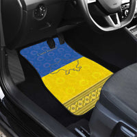 Ukraine National Flag Day Car Mats 23 August with Sunflower