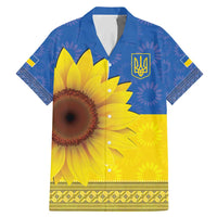 Ukraine National Flag Day Family Matching Mermaid Dress and Hawaiian Shirt 23 August with Sunflower
