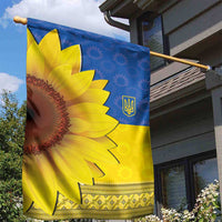 Ukraine National Flag Day Garden Flag 23 August with Sunflower