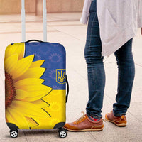 Ukraine National Flag Day Luggage Cover 23 August with Sunflower
