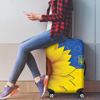 Ukraine National Flag Day Luggage Cover 23 August with Sunflower