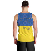 Ukraine National Flag Day Men Tank Top 23 August with Sunflower
