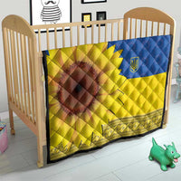 Ukraine National Flag Day Quilt 23 August with Sunflower