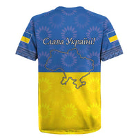 Ukraine National Flag Day Rugby Jersey 23 August with Sunflower