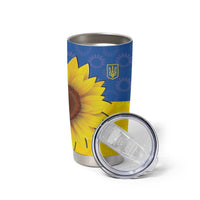 Ukraine National Flag Day Tumbler Cup 23 August with Sunflower