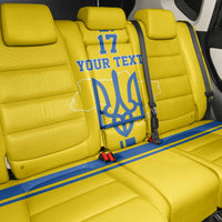 Custom Ukraine Football Back Car Seat Cover Yellow Style