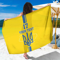 Custom Ukraine Football Sarong Yellow Style